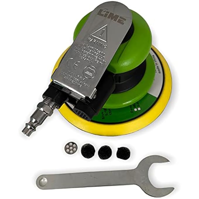 Lime 6" صنفرة دوارة مزدوجة الحركة للسيارات للرسم المخصص و هيكل السيارة - Image 3